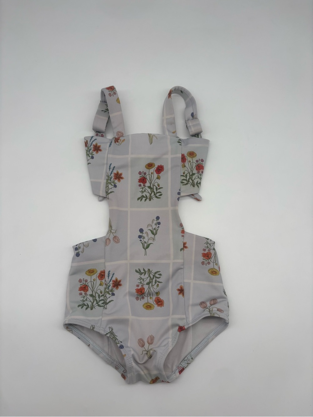 Dot Dot Smile Girls 3/4 Floral One Piece Swimsuit Limited Edition Bow Back
